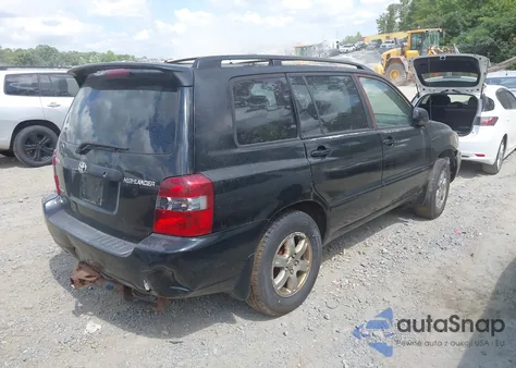 2007 Toyota Highlander V6 z USA, uszkodzony, nr VIN JTEEP21A570204738